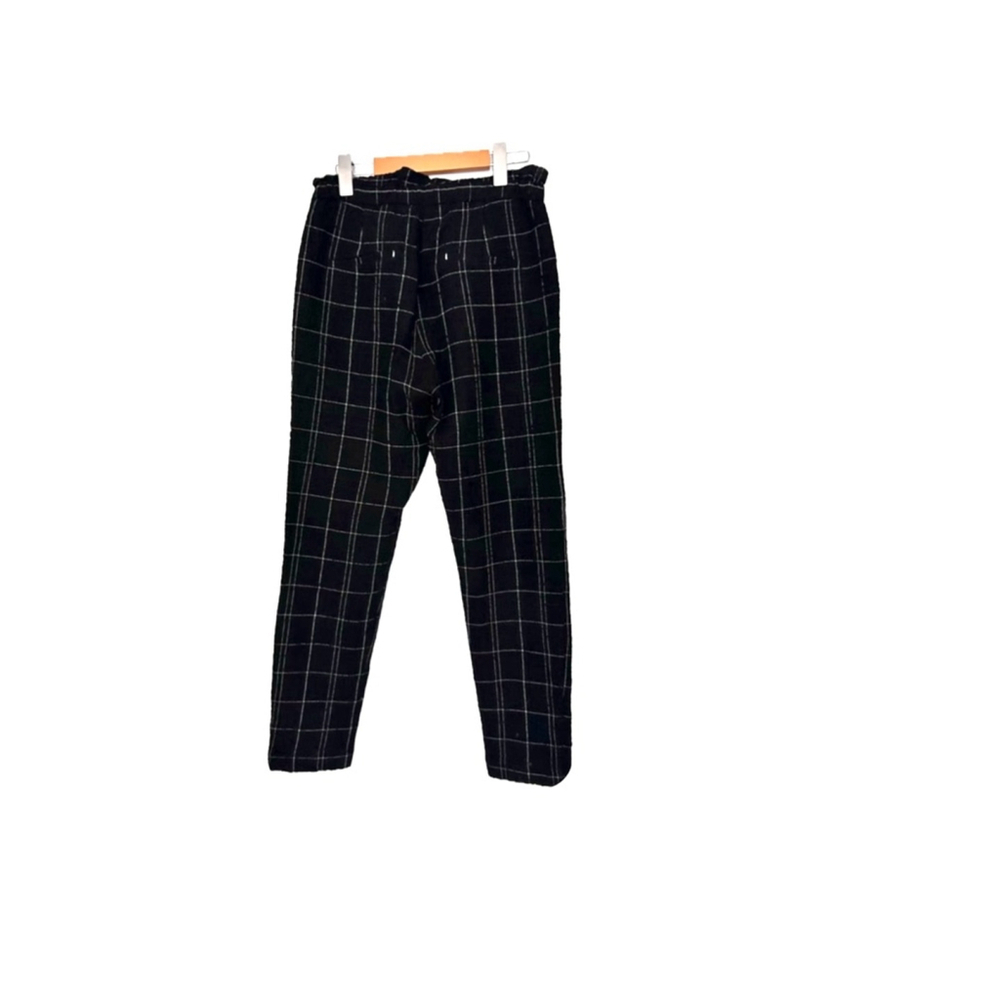 Transit par Such Pants Size 1 Black white Plaid trousers women’s